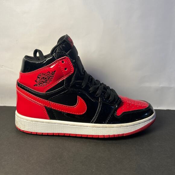 Mens Nike Air Jordan Retro High OG 'Patent Bred' Size